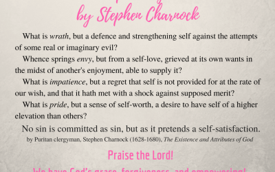 Deep Thoughts from Puritan Stephen Charnock