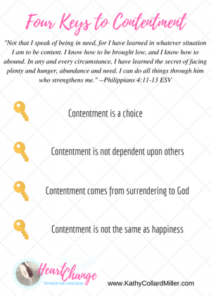 Four Keys to Contentment