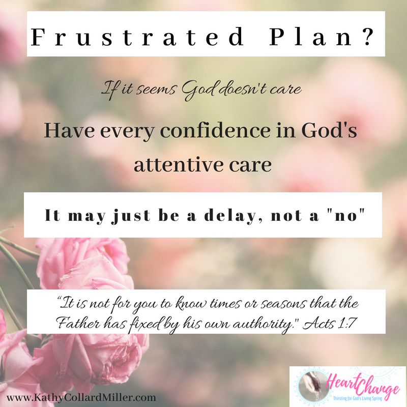 God’s Plan At a Snail’s Pace