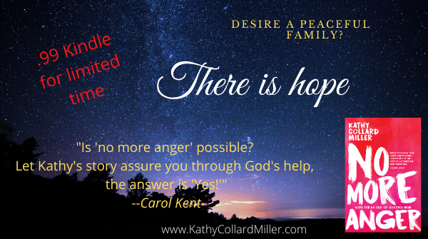 99 cents Kindle of “No More Anger”